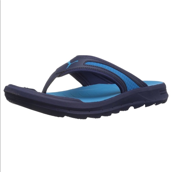 puma mens flip flops